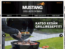 Tablet Screenshot of mustang-grill.eu